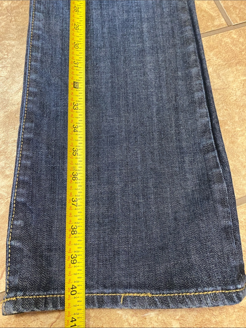 Kut From the Kloth Bootcut Jeans Dark Blue with Whiskering-8 - Picture 11 of 14